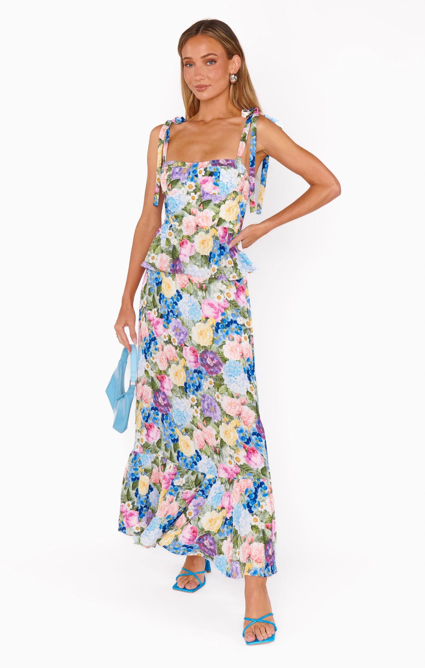 Show Me Your MUMU Paxton Midi Dress - FLOWER SHOP