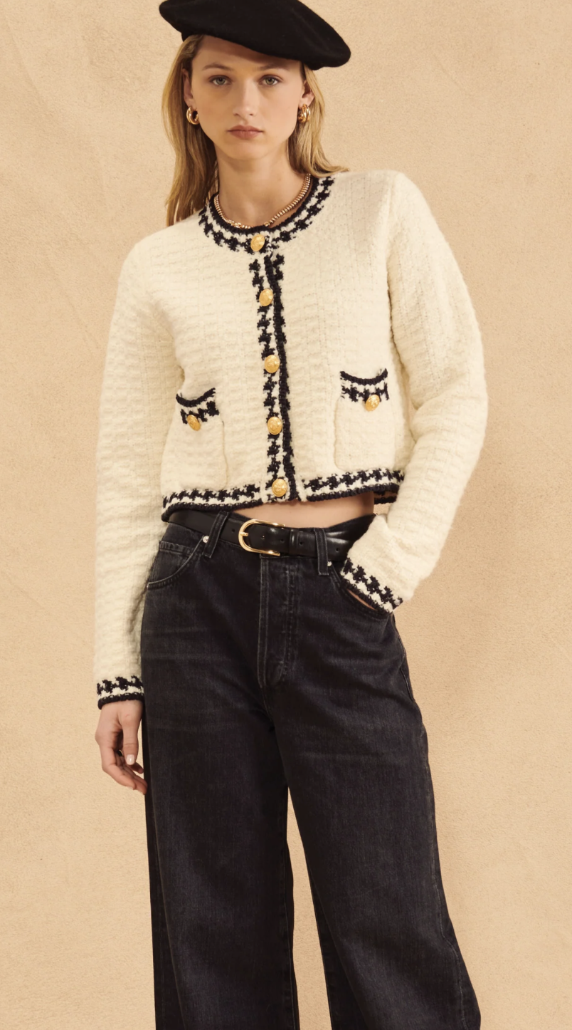 JJ Benedict Cardigan PREPPY CHANTILLY