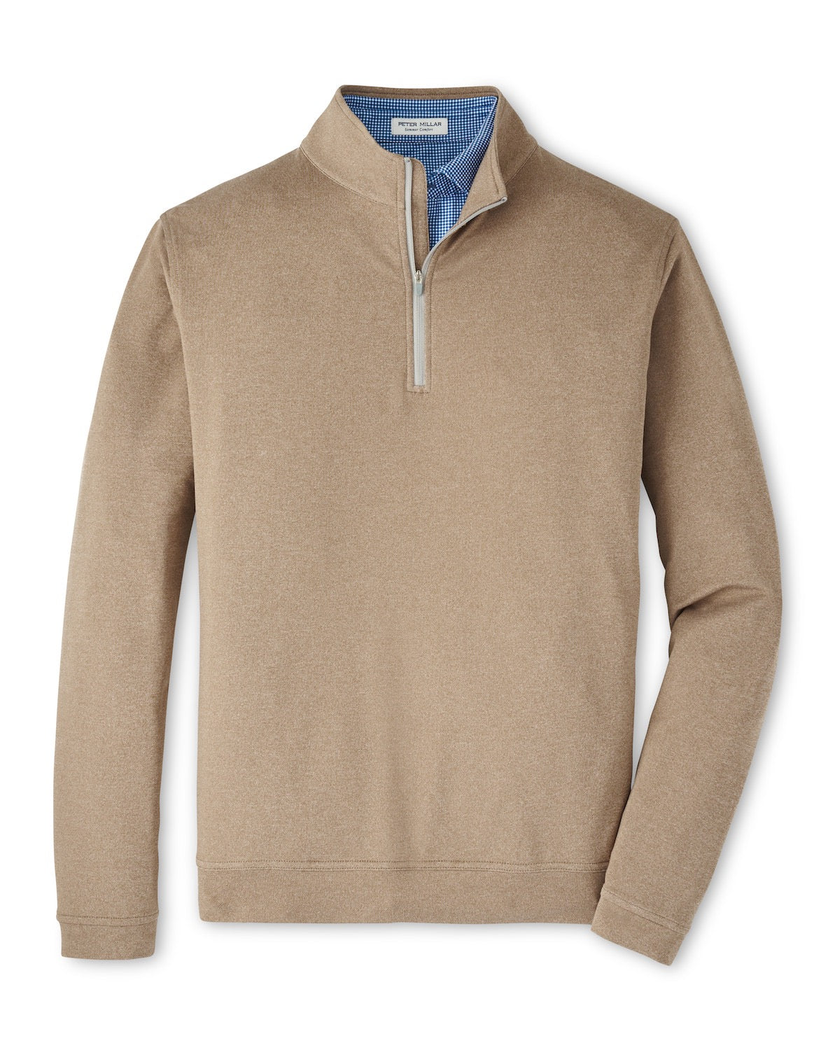 PM Perth Melange Performance Quarter-Zip POPLAR