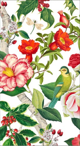 CAS Christmas Chinoiserie Guest Towel WHITE
