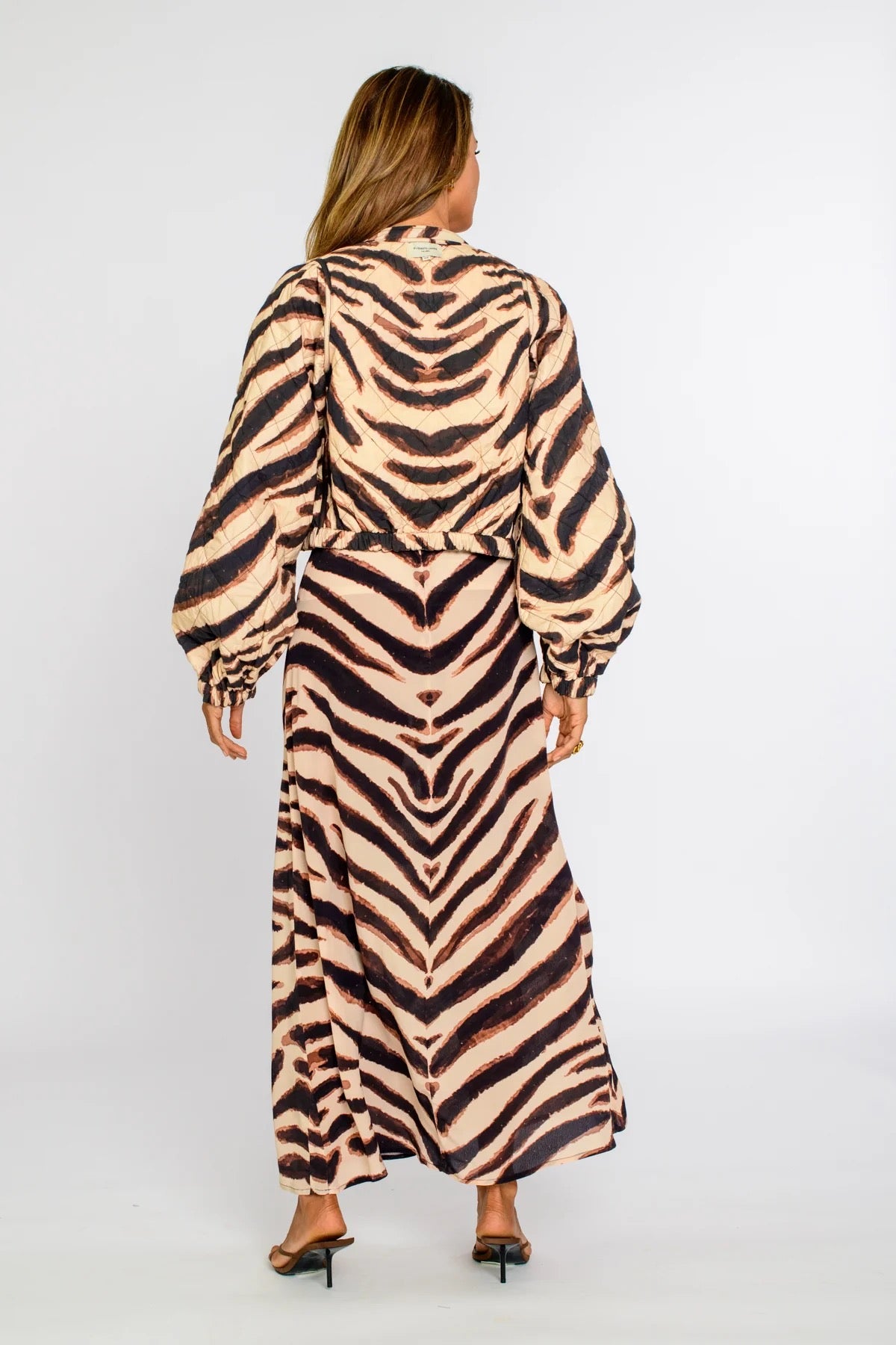 Elizabeth James Claire Dress - ZEBRA