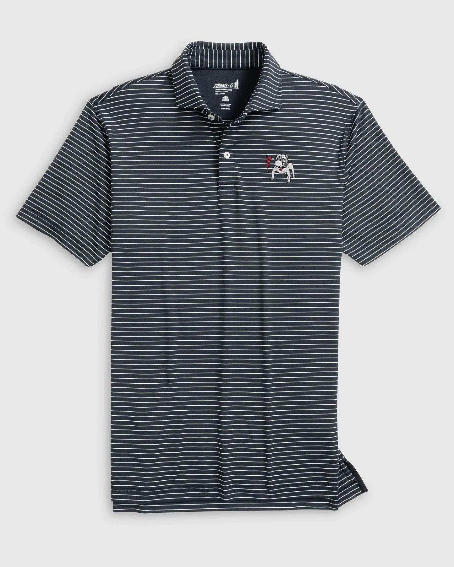 johnnie-O Beau Performance Polo UGA - BLACK