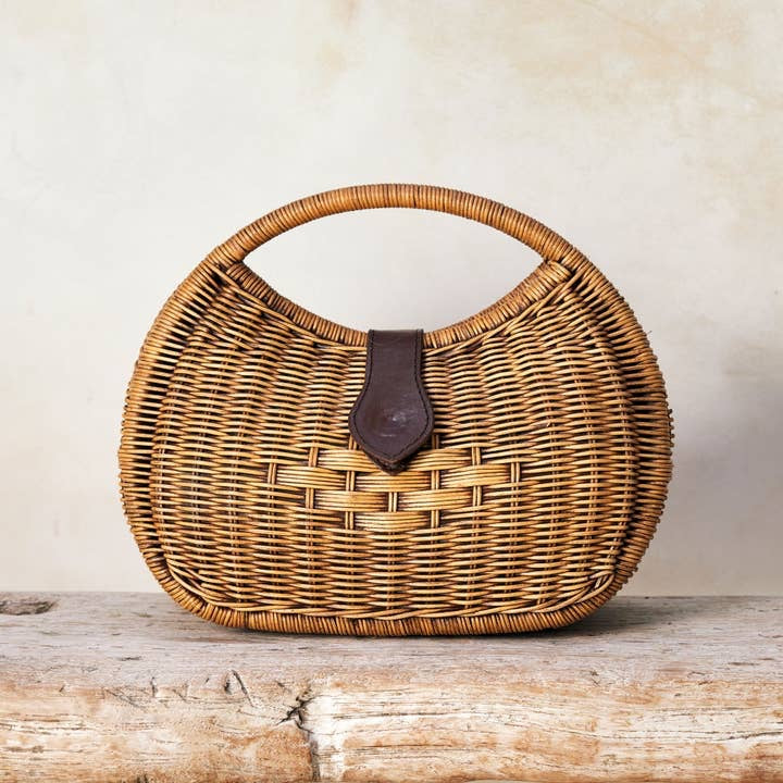 TWR Rattan Eclipse Handbag