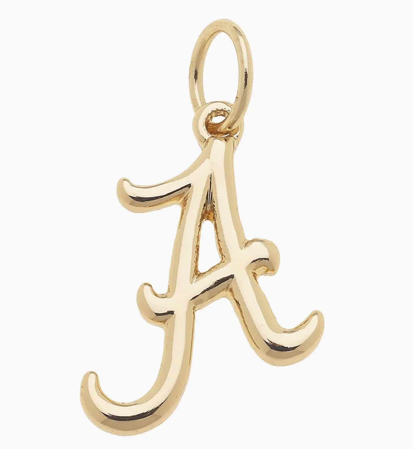 CS Alabama Crimson Tide Shiny Gold Logo Charm