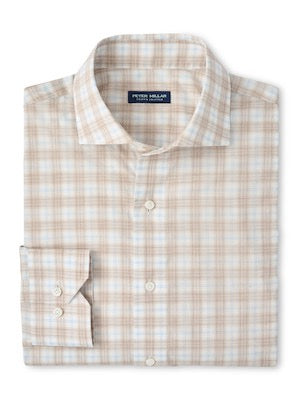 PM CC Venzone Italian Poplin Sport Shirt TRUFFLE