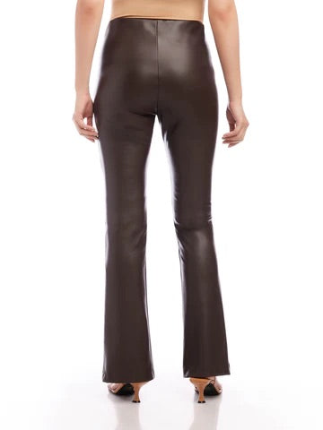 Fifteen Twenty Front Slit Pant - BROWN