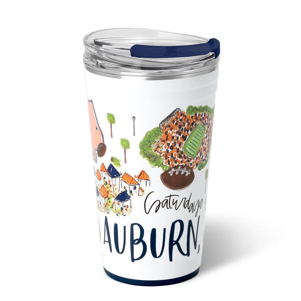 SWIG Saturdays Are For Football Party Cup AUBURN - 24 oz