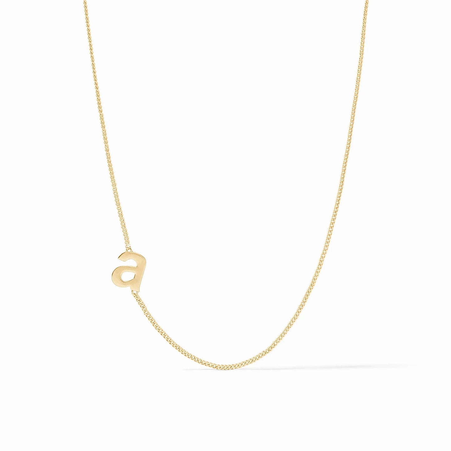JV Initial Delicate Necklace 'A' GOLD