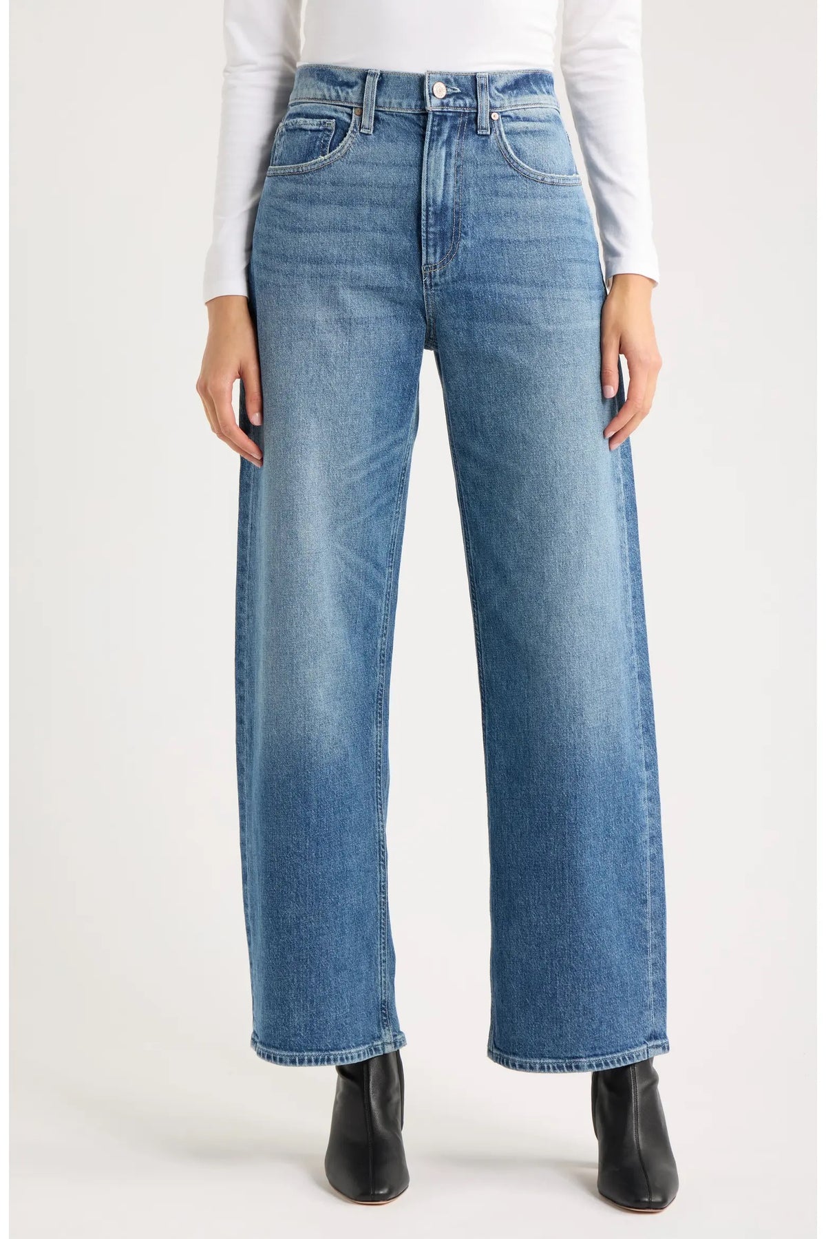 PA Ariella Skimmer High Waist Wide Leg Jeans THESIS