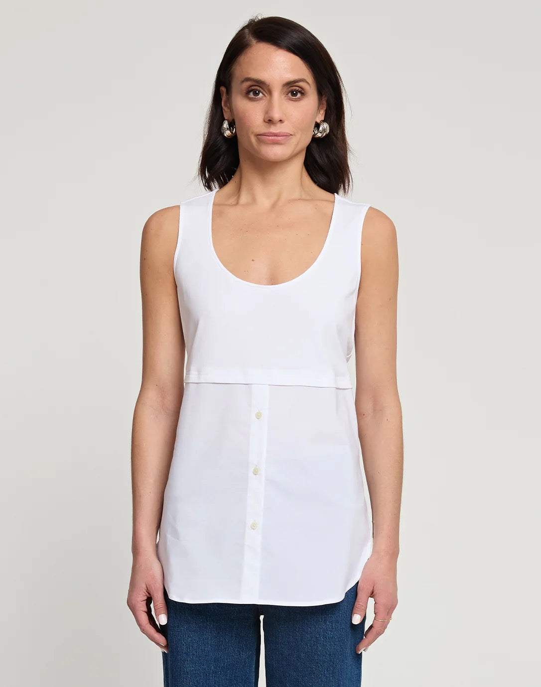 HW Claire Sleeveless Foundation Layer WHITE