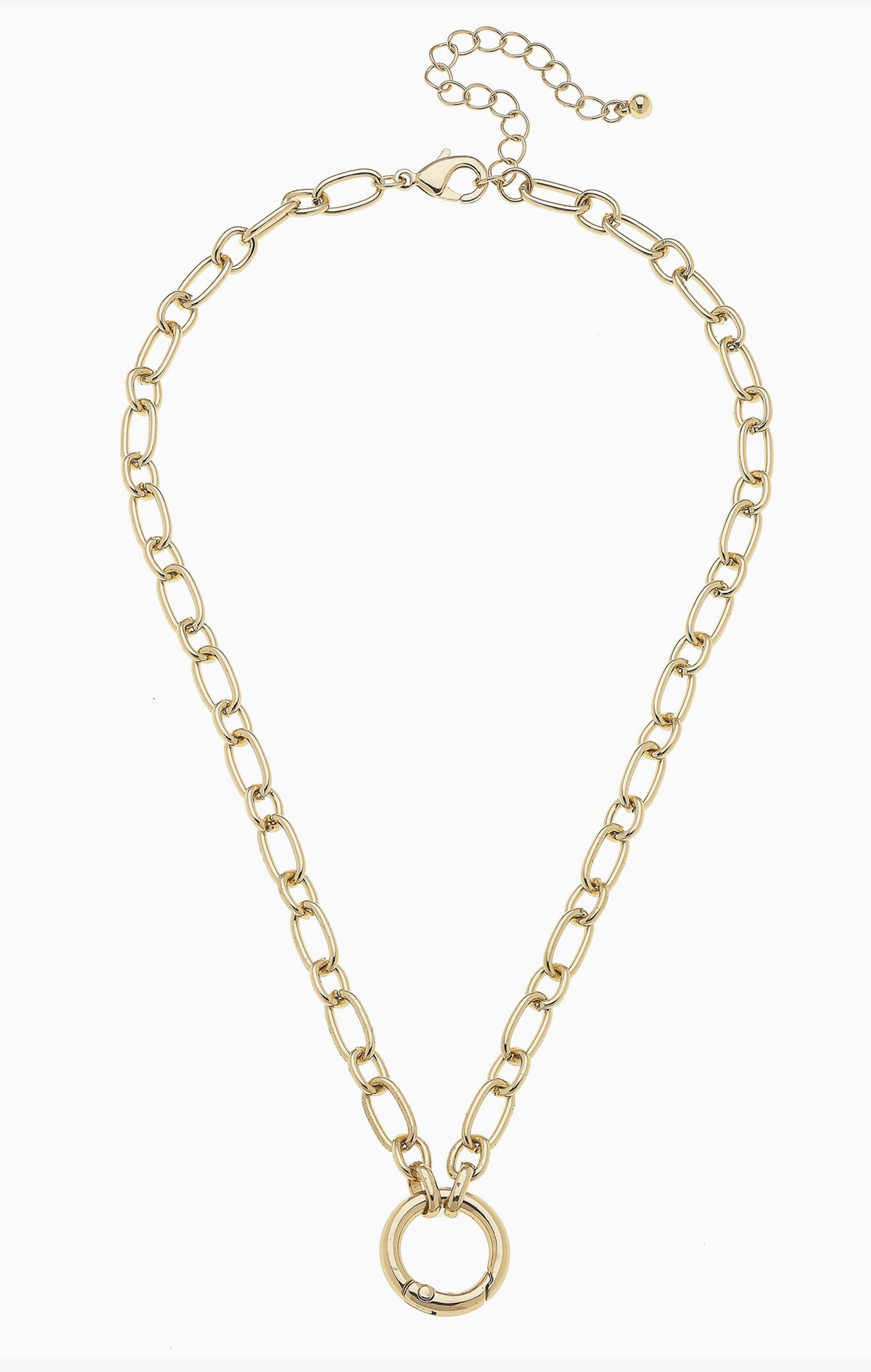 Canvas Style Sasha Charm Necklace Base SHINY GOLD