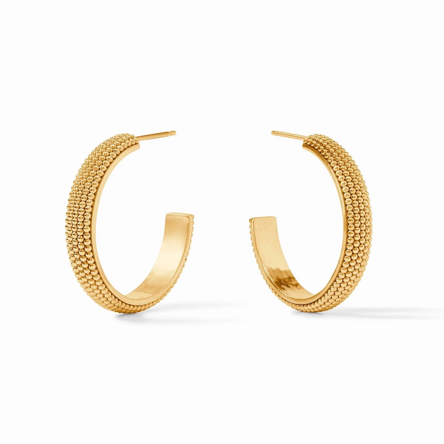 JV Beaded Eternity Hoop CABOCHON