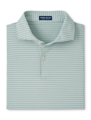 PM CC Keynote Performance Jersey Polo LIGHT WILLOW/NAVY