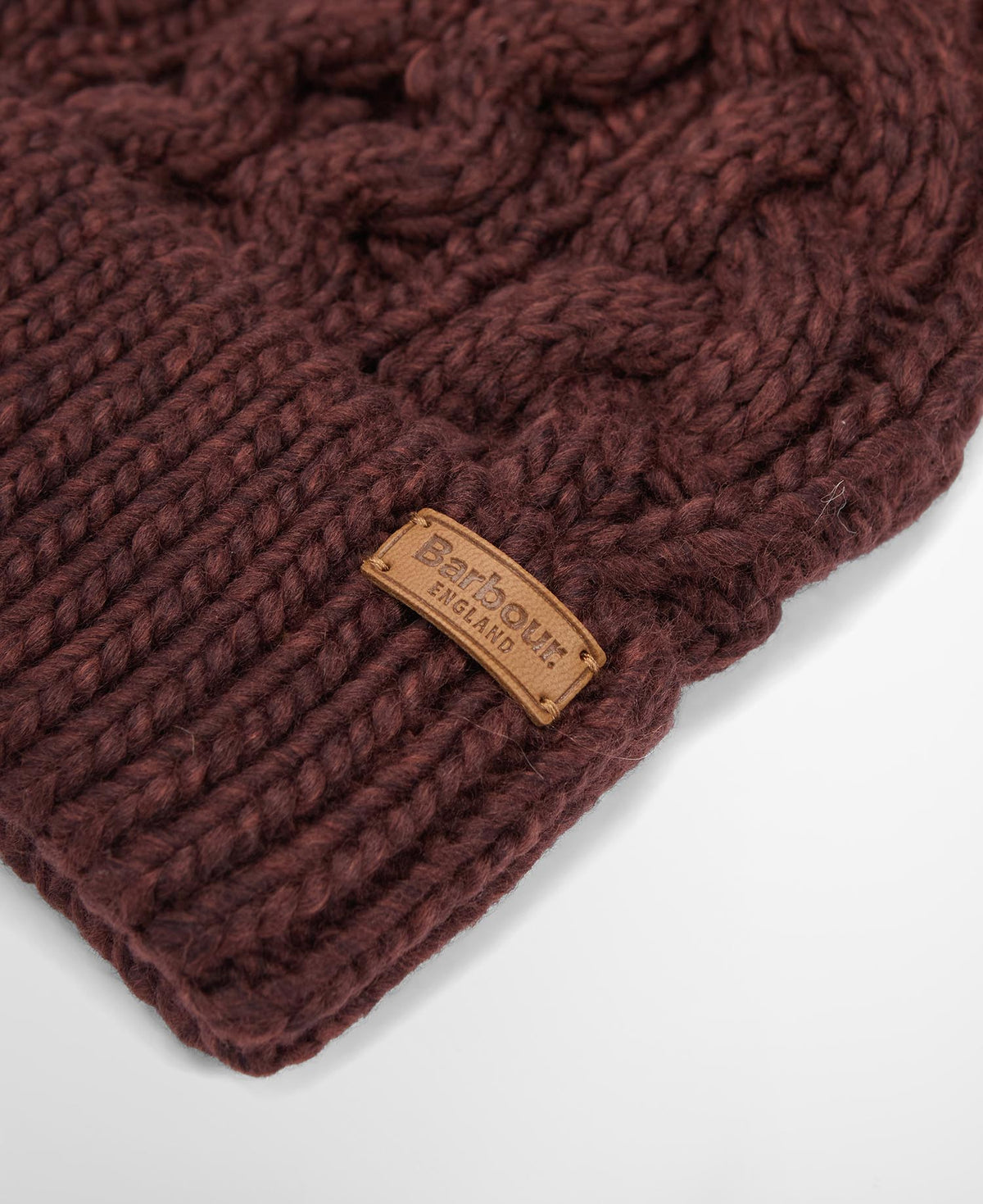 BA Penshaw Cable Knit Beanie FIG