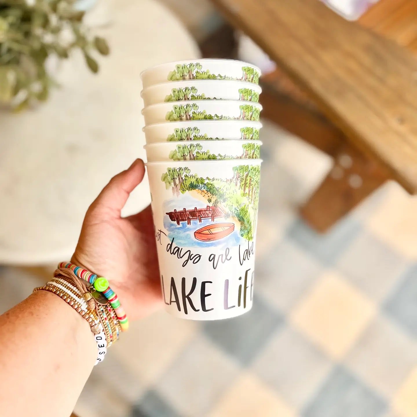 HBR Reusable Cups LAKE LIFE - 6