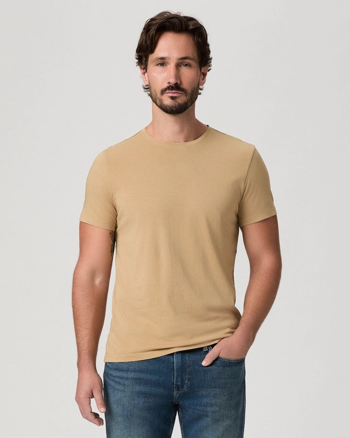 PA Sorden Crew Neck Tee LIGHT BROWN RUSSET