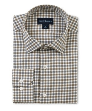 SCB Marble Twill Mouline Gingham CHARCOAL