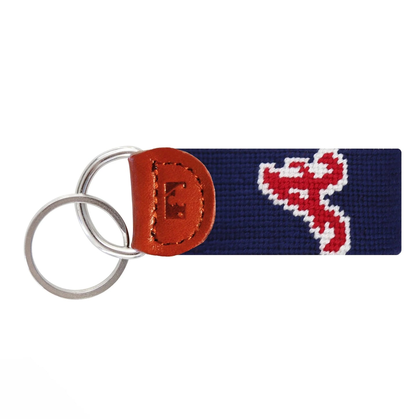 Smathers & Branson Atlanta Braves Key Fob - NAVY
