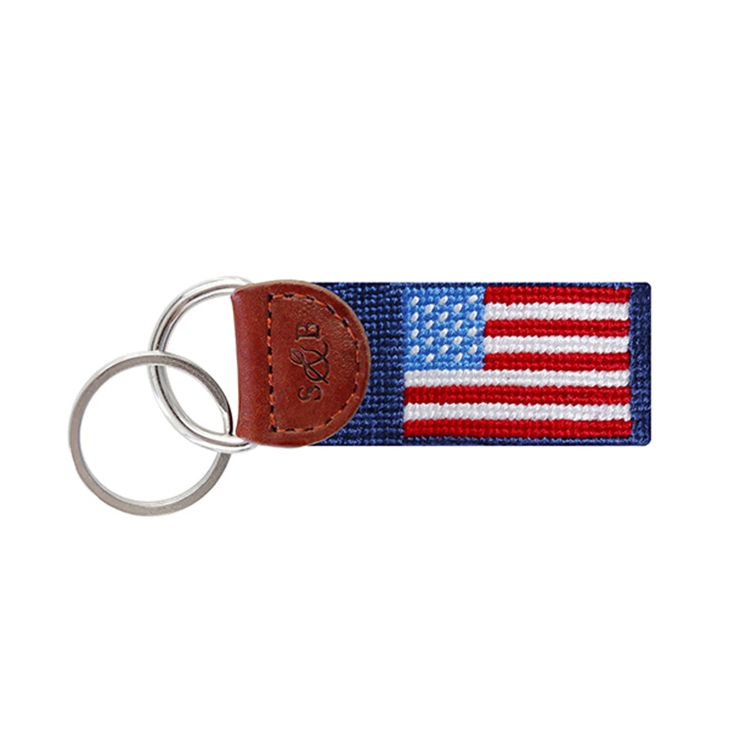 Smathers & Branson American Flag Key Fob - CLASSIC NAVY