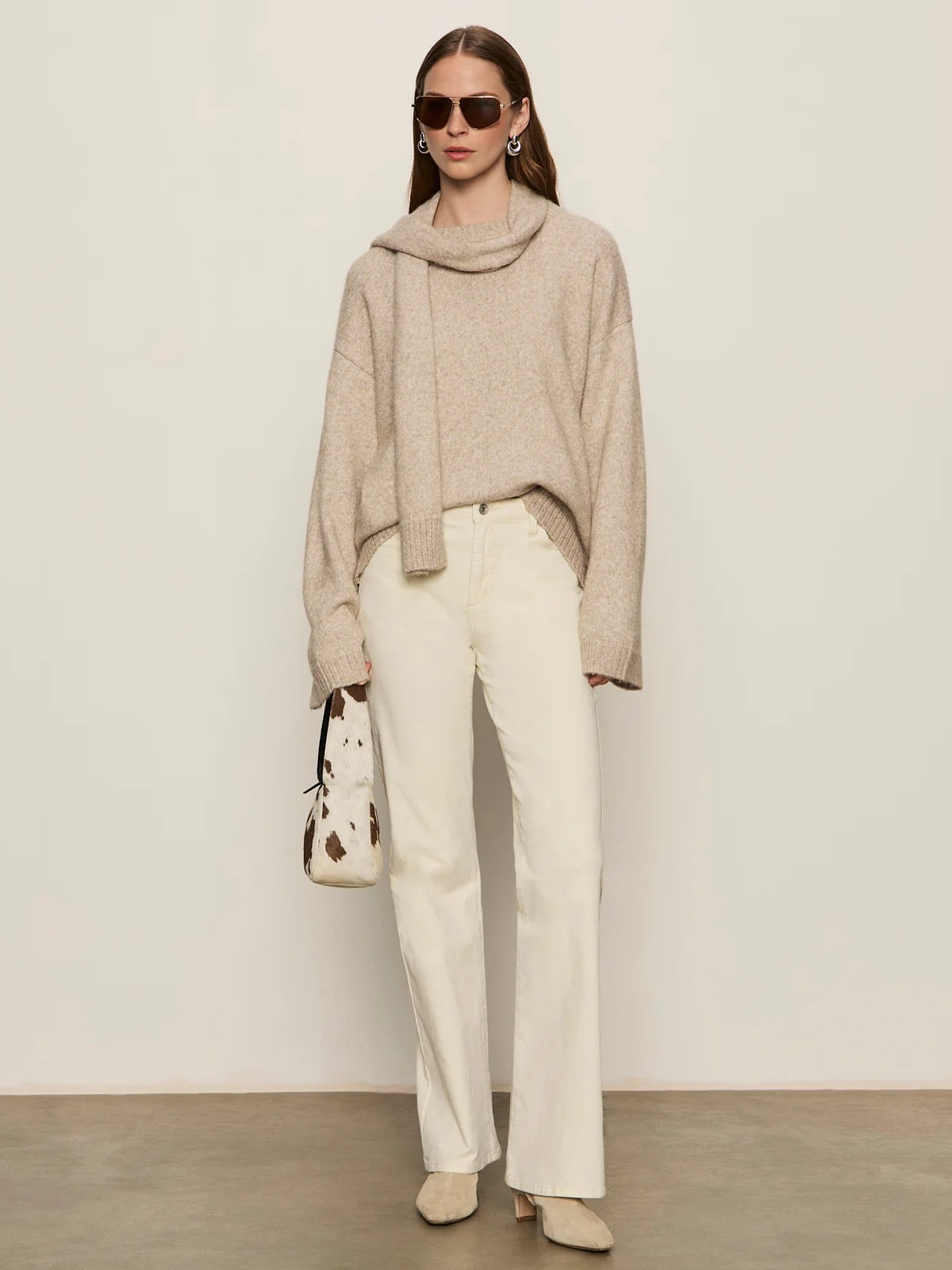 Sanctuary Go-To Sweater - HEATHER WHEAT