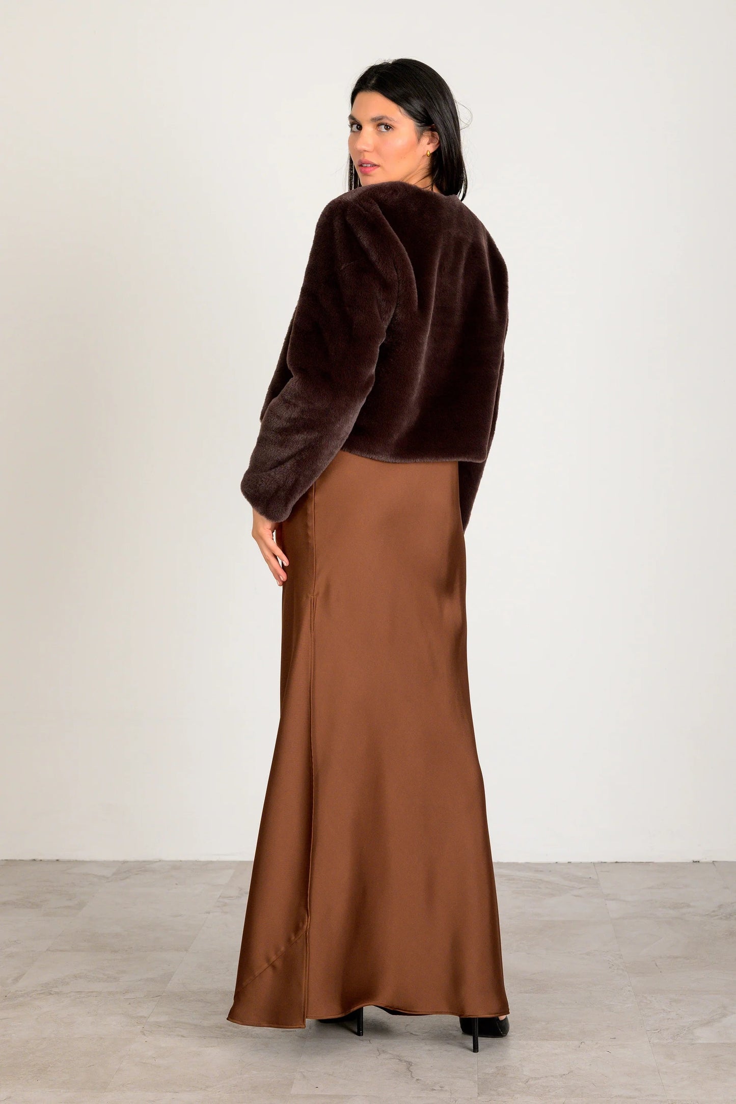 Lavender Brown Etta Jacket - DARK CHOCOLATE