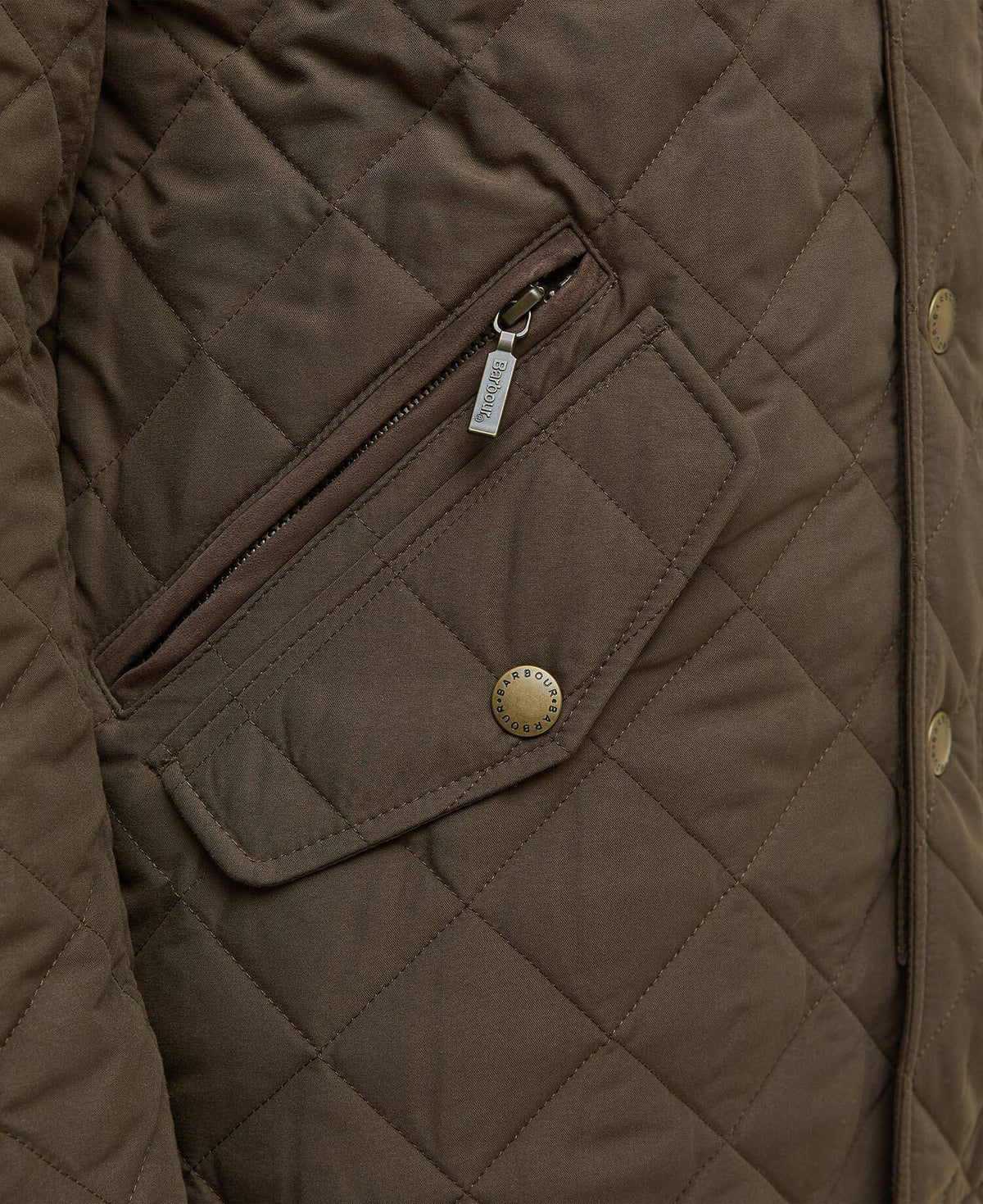 Barbour Shoveler Quilted Jacket - DARK OLIVE