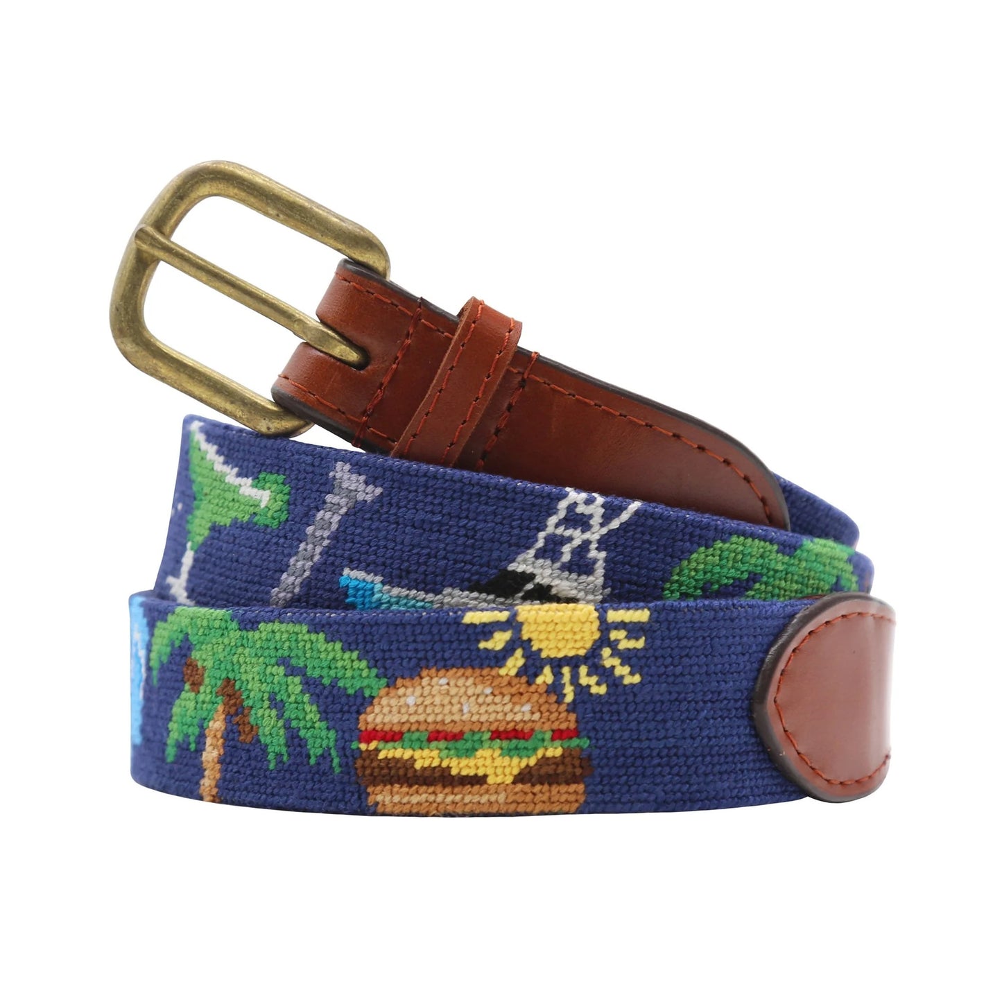 Smathers & Branson Margaritaville Belt - CLASSIC NAVY