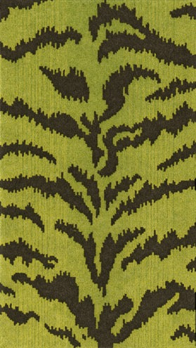 Caspari Tigre Guest Towels - GREEN