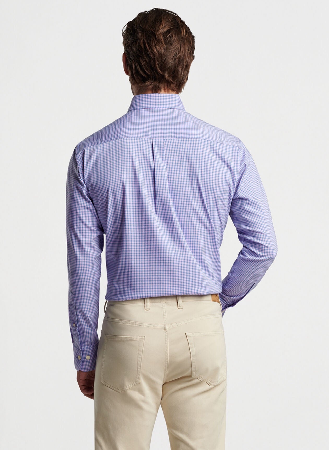 Peter Millar Crown Crafted Winthrop Crown Lite Cotton-Stretch Sport Shirt - MARITIME