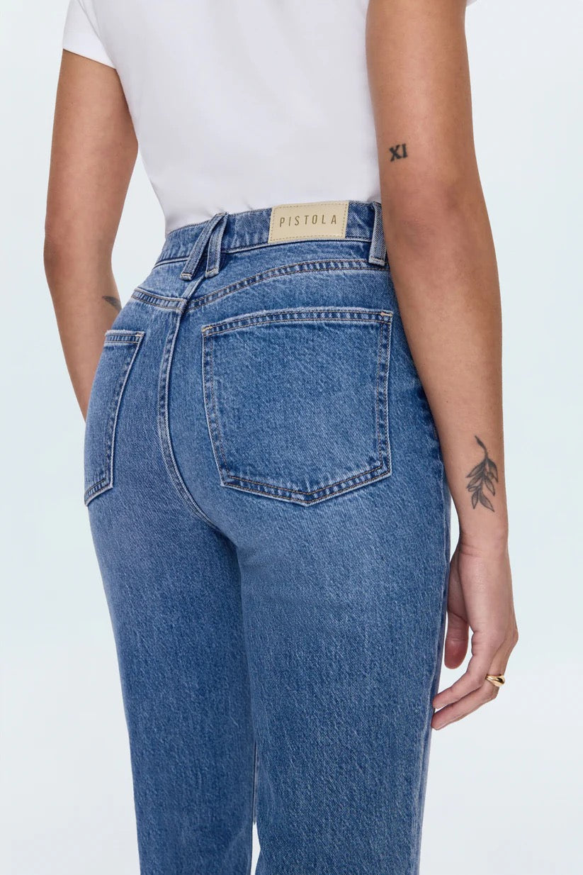 Pistola Ally High Rise Ankle Boot Jean - CHARLESTON