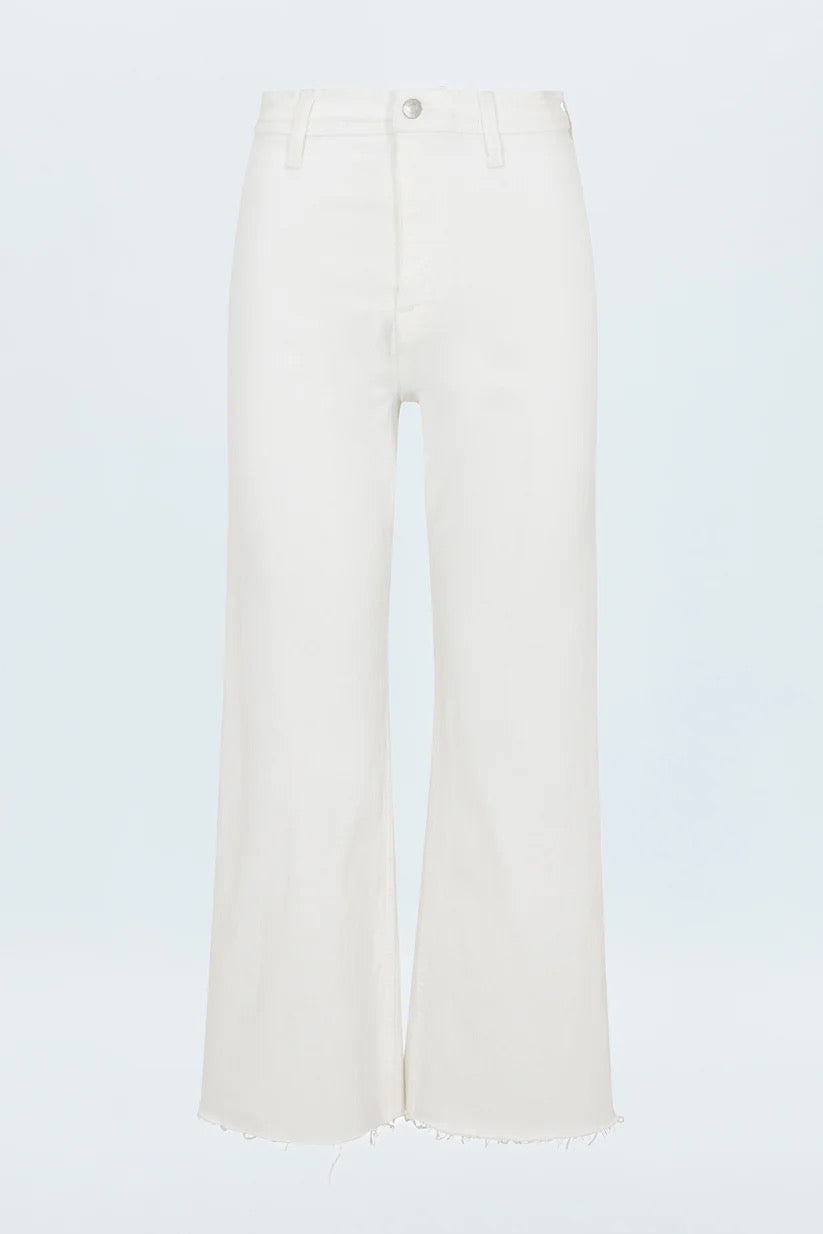 Pistola Penny Crop High Rise Wide Leg Jean - BLIZZARD