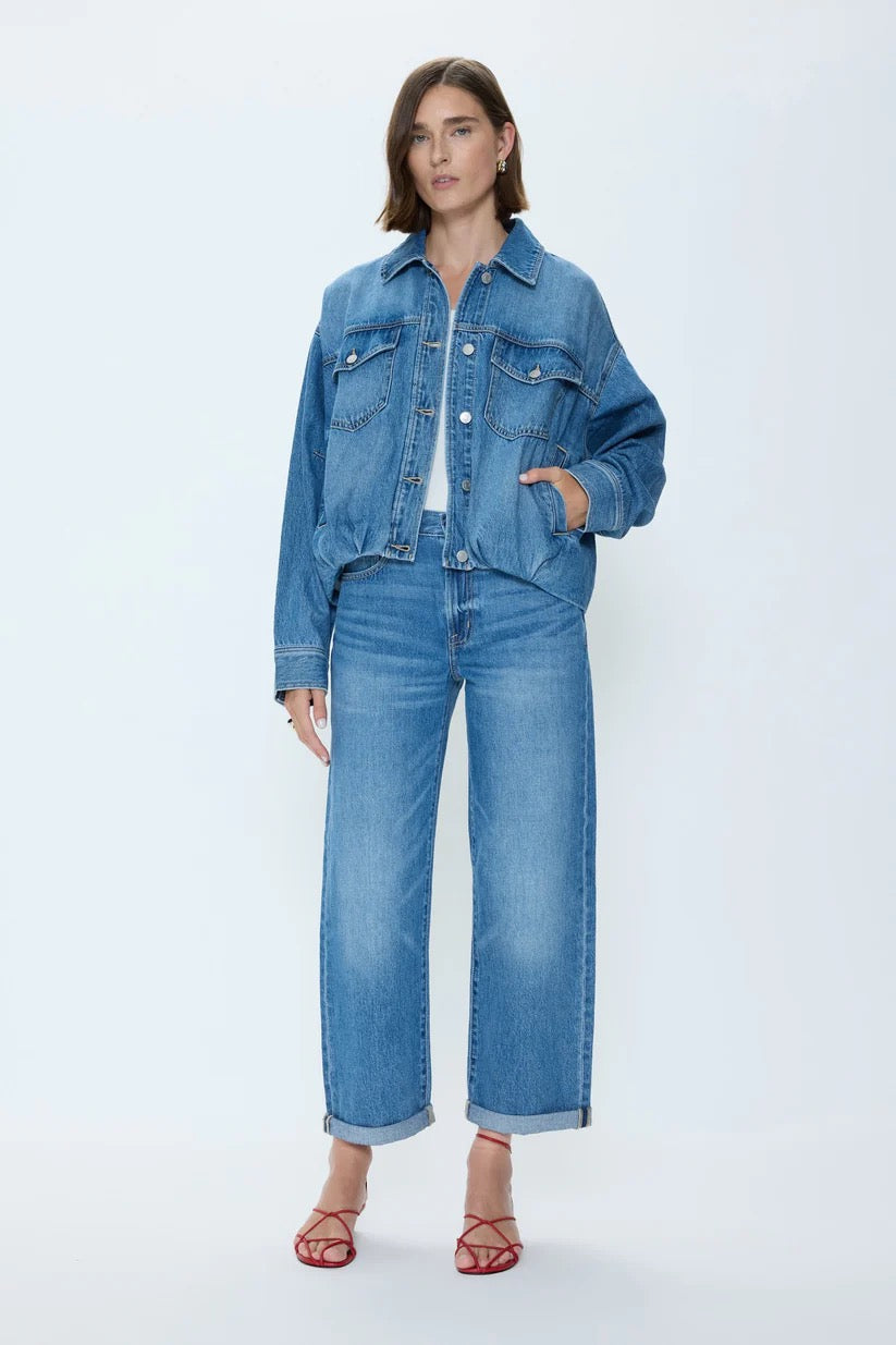 Pistola Donny Rolled Hem Boyfriend Jean - HEARTFELT