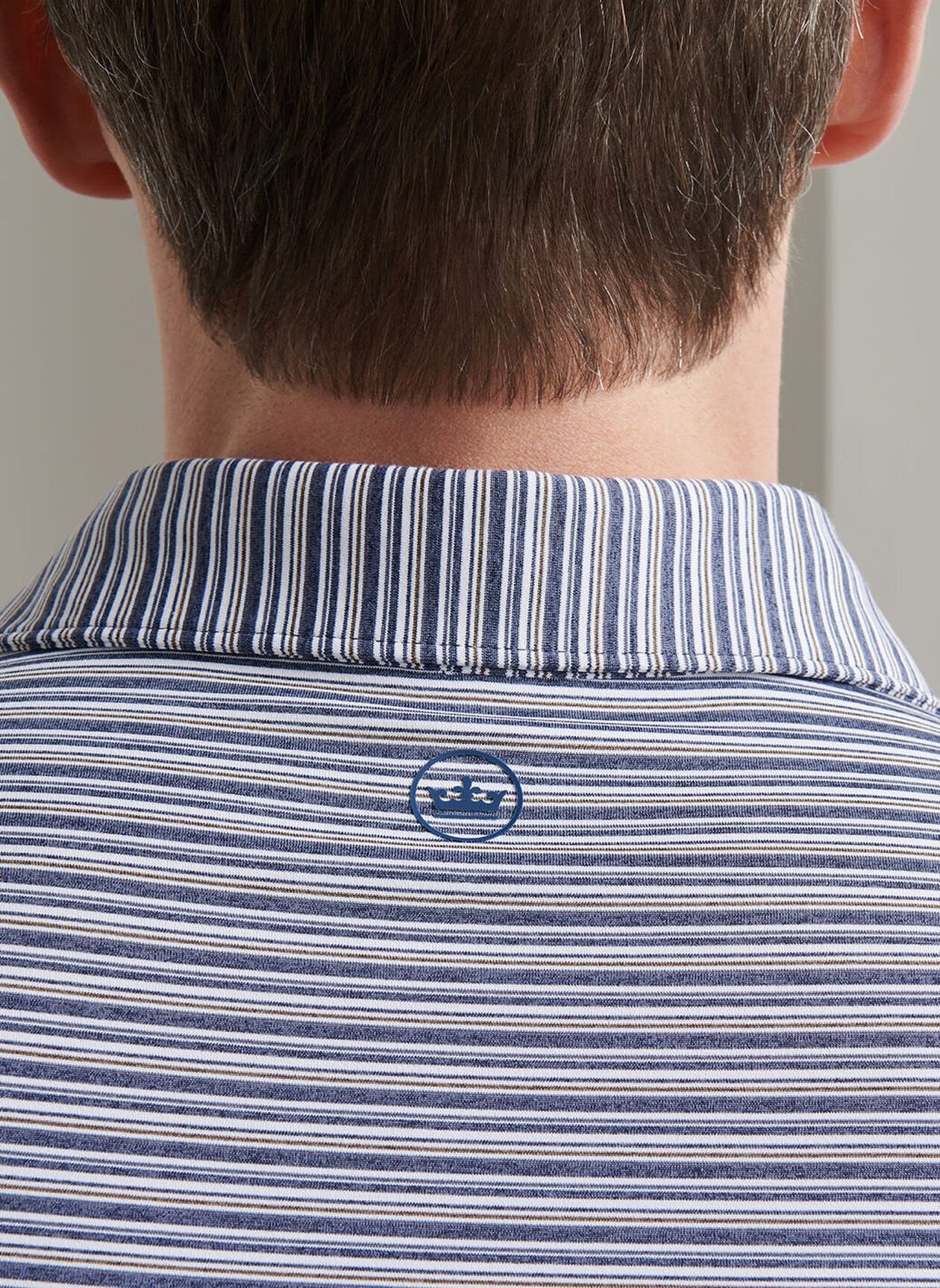 Peter Millar Crown Crafted Chase Performance Jersey Polo - NAVY