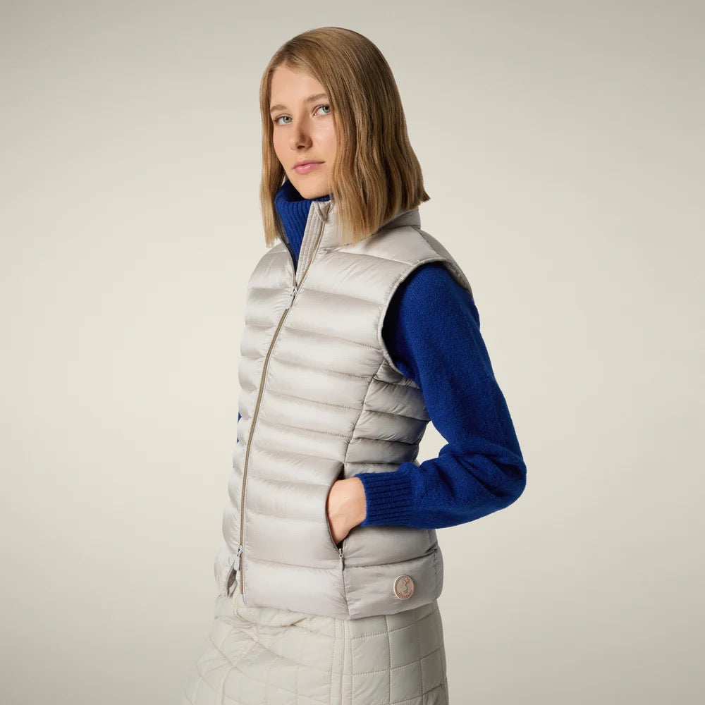 Save the Duck Lynn Vest - RAINY BEIGE