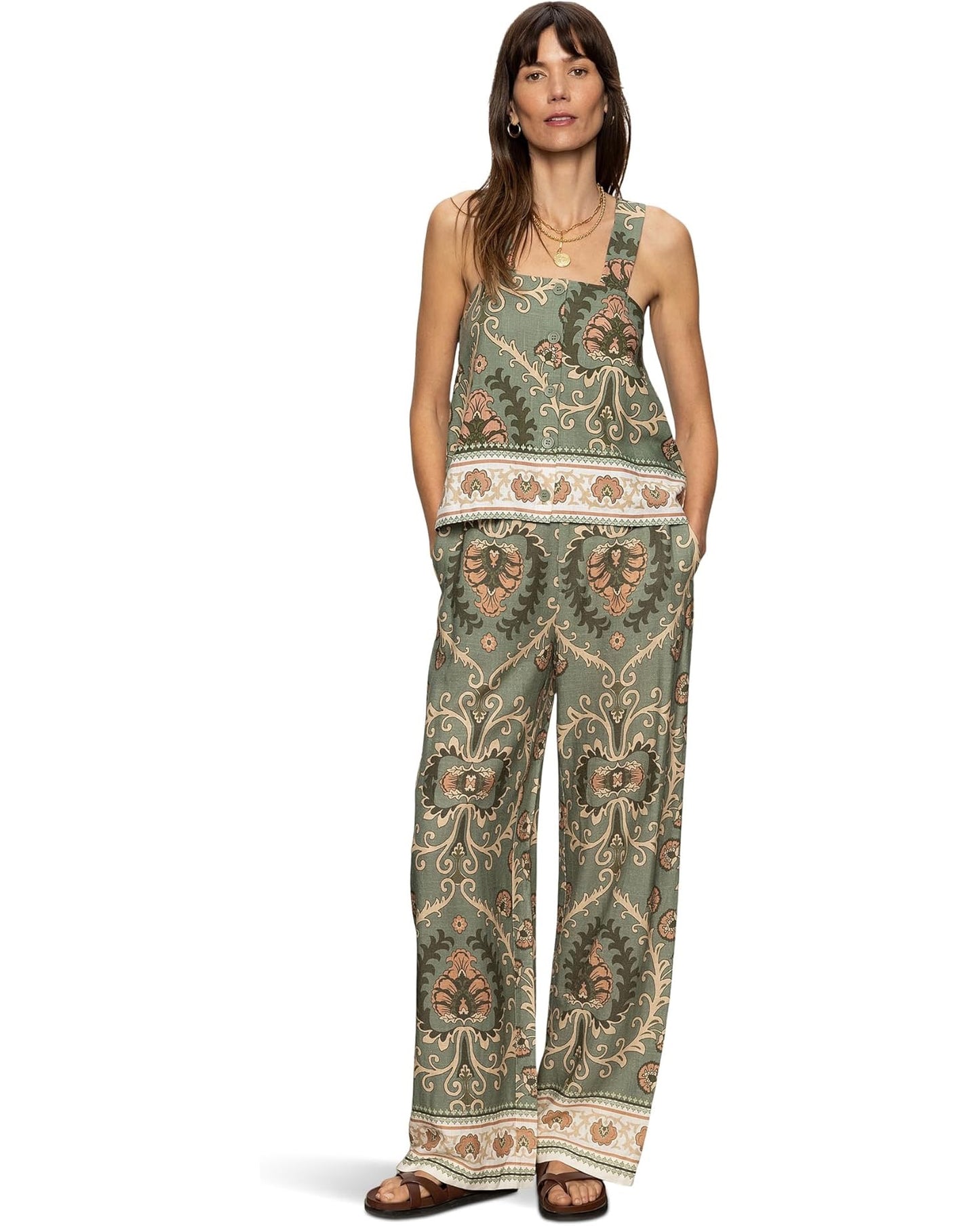 Sanctuary The Soft Trouser - MEZZO SAGE