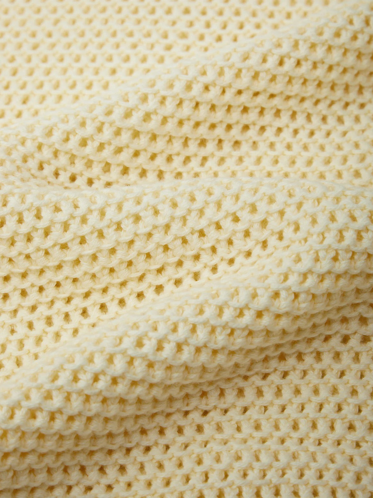 525 Iris Open Stitch Sweater LEMON ICING