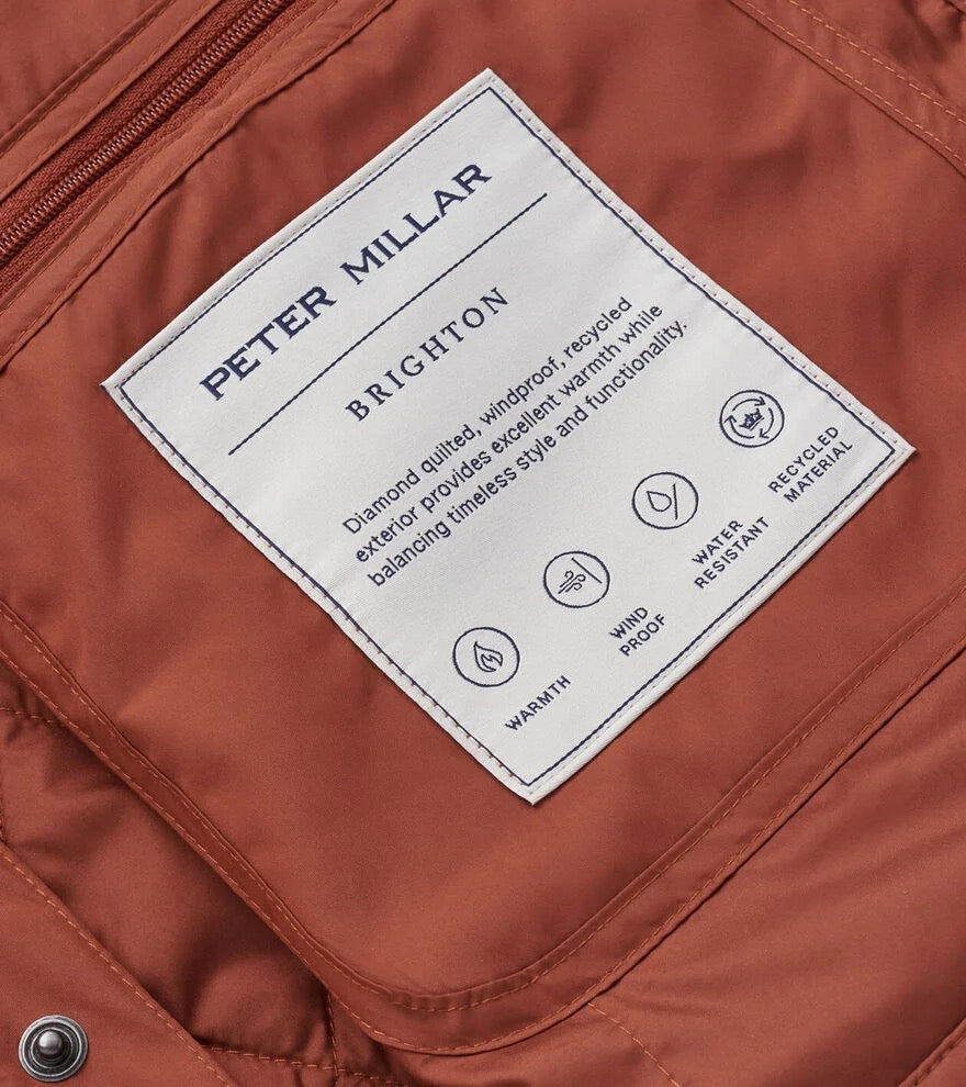 Peter Millar Brighton Shirt Jacket - SPARROW RED