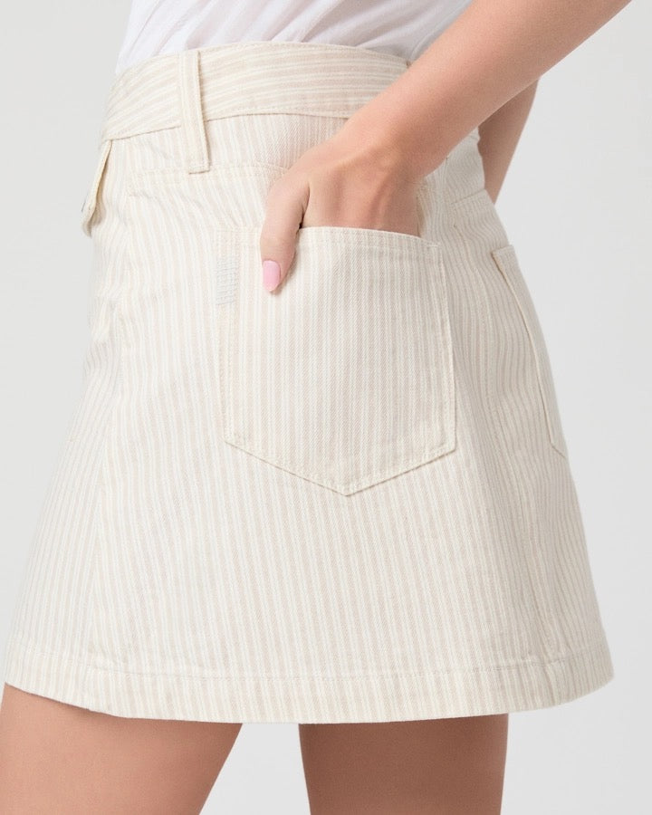Paige Janelle Skirt - TONAL STRIPE