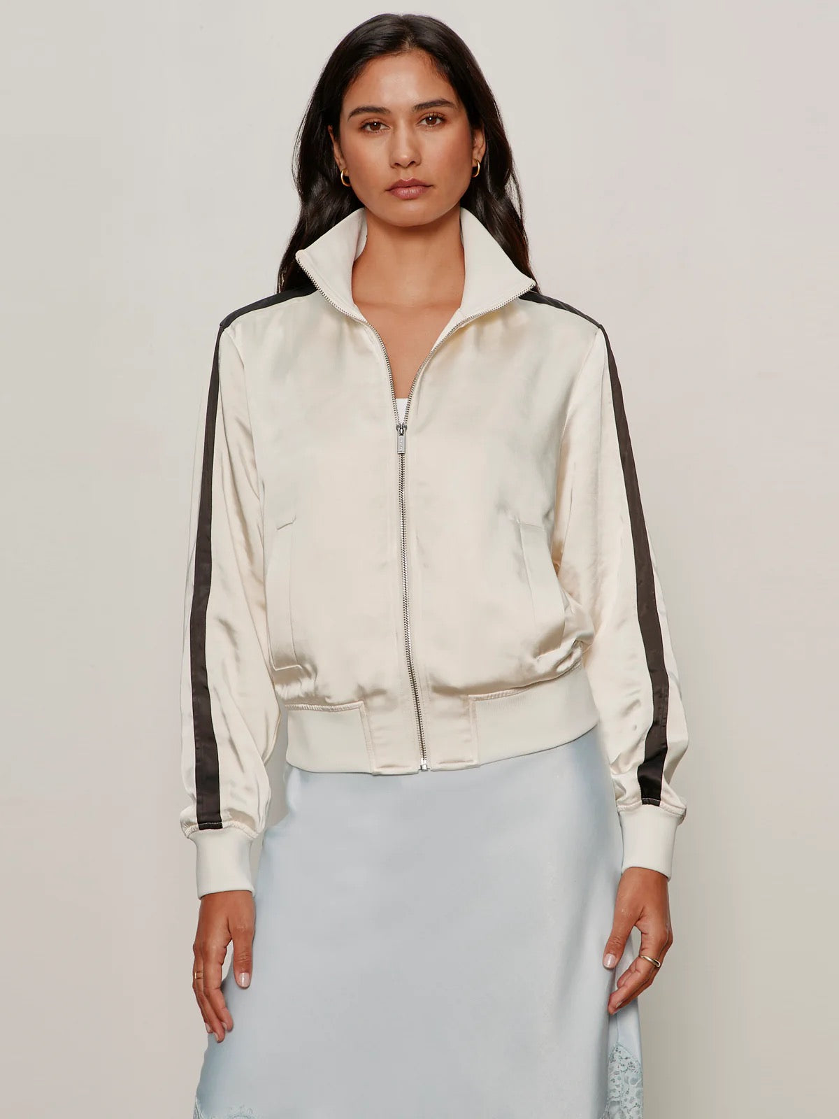 SA Satin Track Jacket COLLAGEN