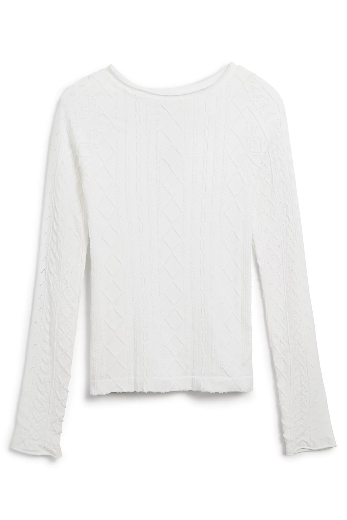 Free People So Soft Seamless Modal Cable Layer - CLEAN IVORY