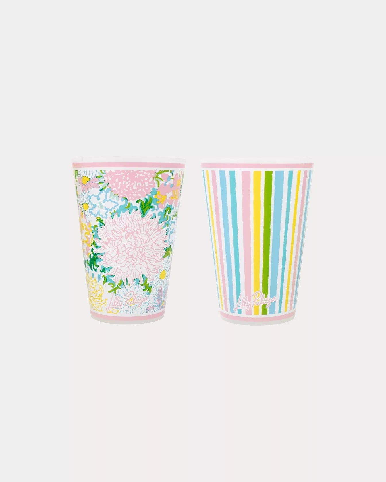 Lilly Pulitzer Pool Cup Set LILLY GARDEN HOME - set of 6