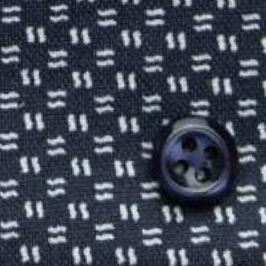 ETERNA Print Japanese Knit Shirt - NAVY