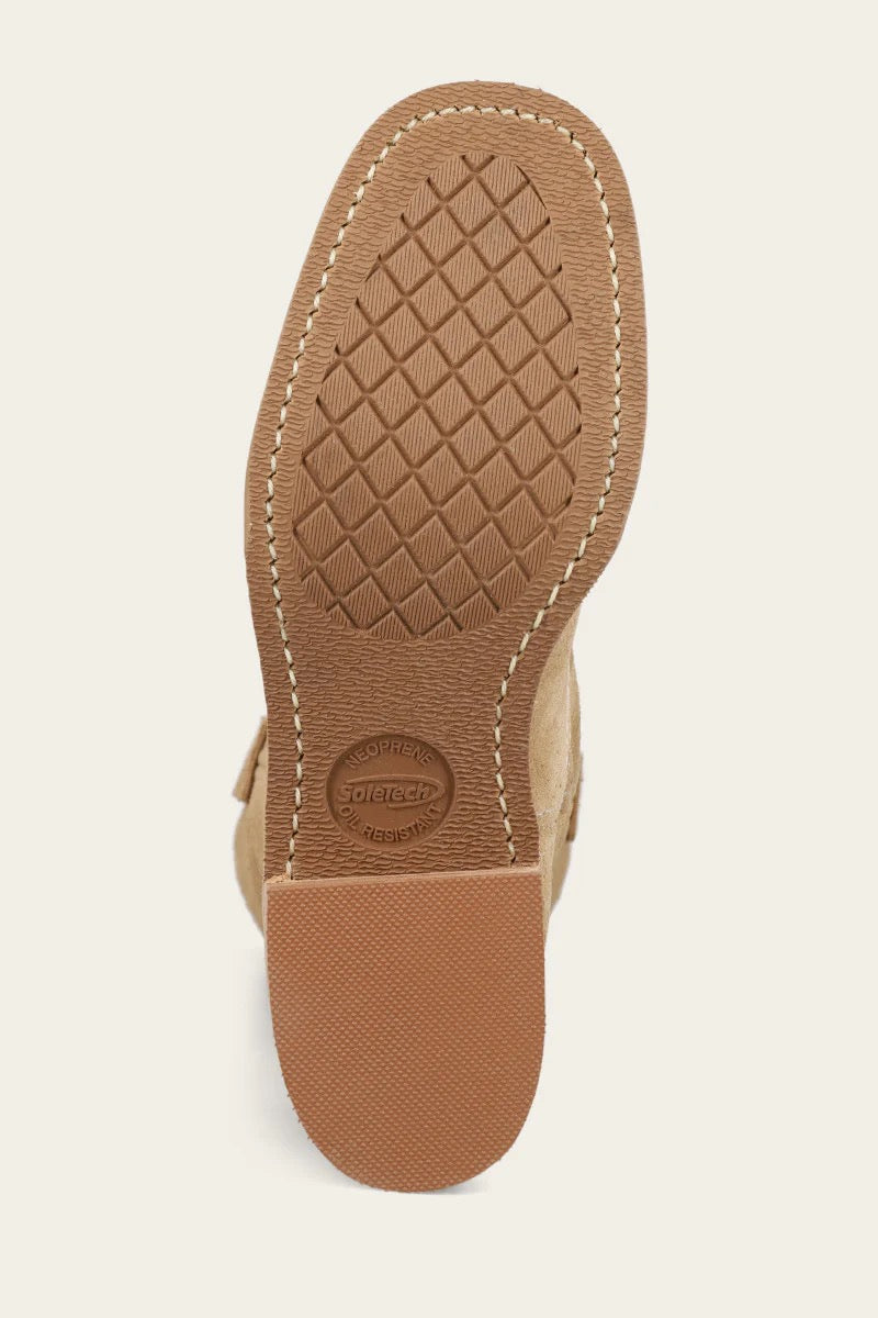 FRYE 12R Campus Boot - TAN BUCK - COW SUEDE