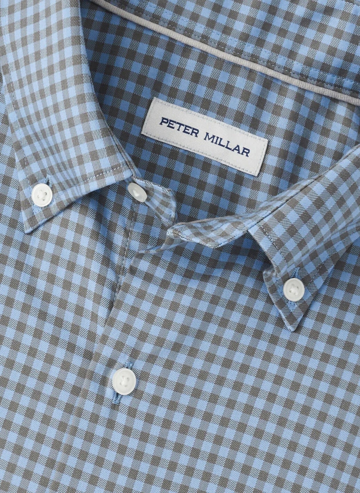 Peter Millar Conway Crown Lite Cotton-Stretch Sport Shirt - BASIL