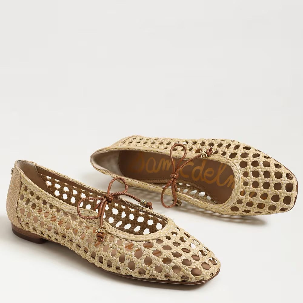 Sam Edelman Marcie Ballet Flat - BLEACHED BEECHWOOD/SADDLE