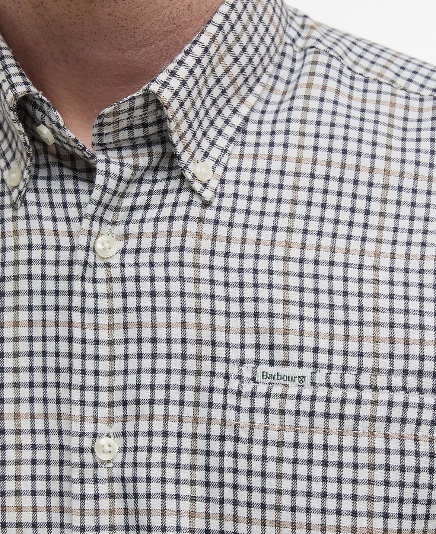 Barbour Henderson Thermo Weave Shirt - WHISPER WHITE