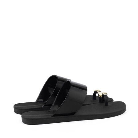 Voices Culture Anello Metal Sandals - BLACK/GOLD