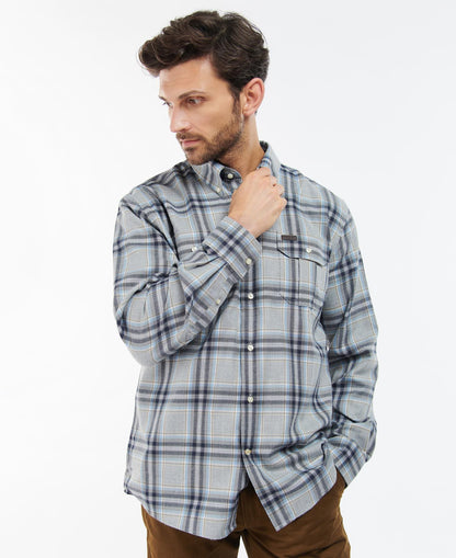 Barbour Singsby Thermo Weave Shirt - GREY MARL