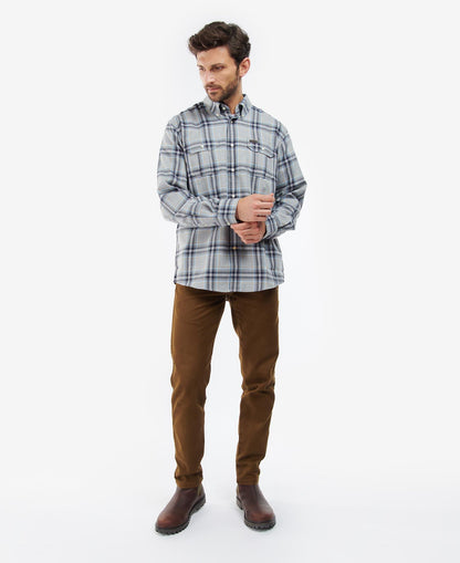 Barbour Singsby Thermo Weave Shirt - GREY MARL