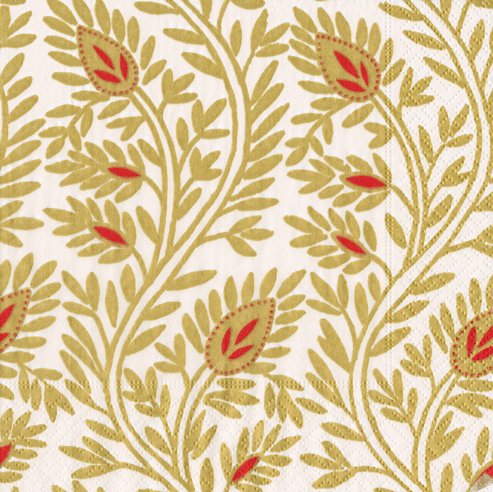 Caspari Cocktail Napkin Samsara - GOLD